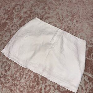 Abercrombie & Fitch White Skirt linen